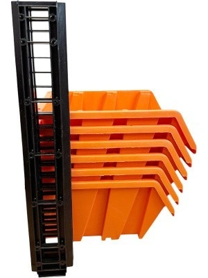 Комплект ящиков 225х155х120 для метизов, с планкой, 6 шт., код: 36988