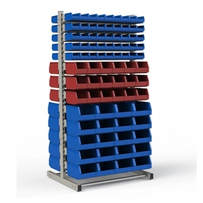 Стеллаж двусторонний №142 (1835х950х760)