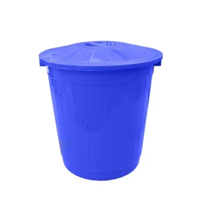 Бак пластиковый с крышкой 70 л синий