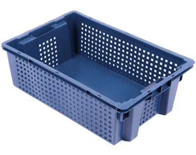 Пластиковый ящик 600х400х200 перфорированные стенки