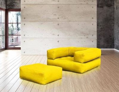 Кресло-матрас Кубис Бостон желтый