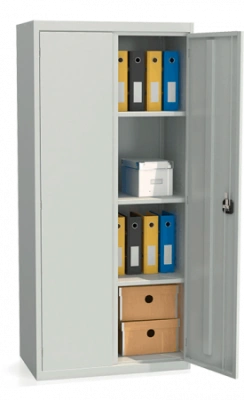 Шкаф архивный ШХА-850(50) 1850x850x500 мм Светло-серый