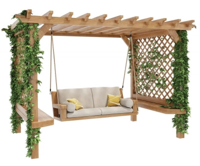 Пергола-качели «Багамы» Ангарская сосна