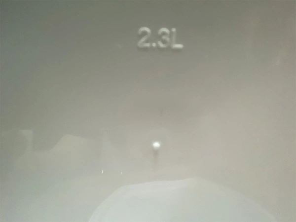 Ведро 2,3л круглое, с пластиковой ручкой, с белой крышкой, код: 36328