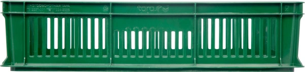 Ящик перфорированный 600×400×140, арт.: 705.01.01, объём 27, синий, код: 16608