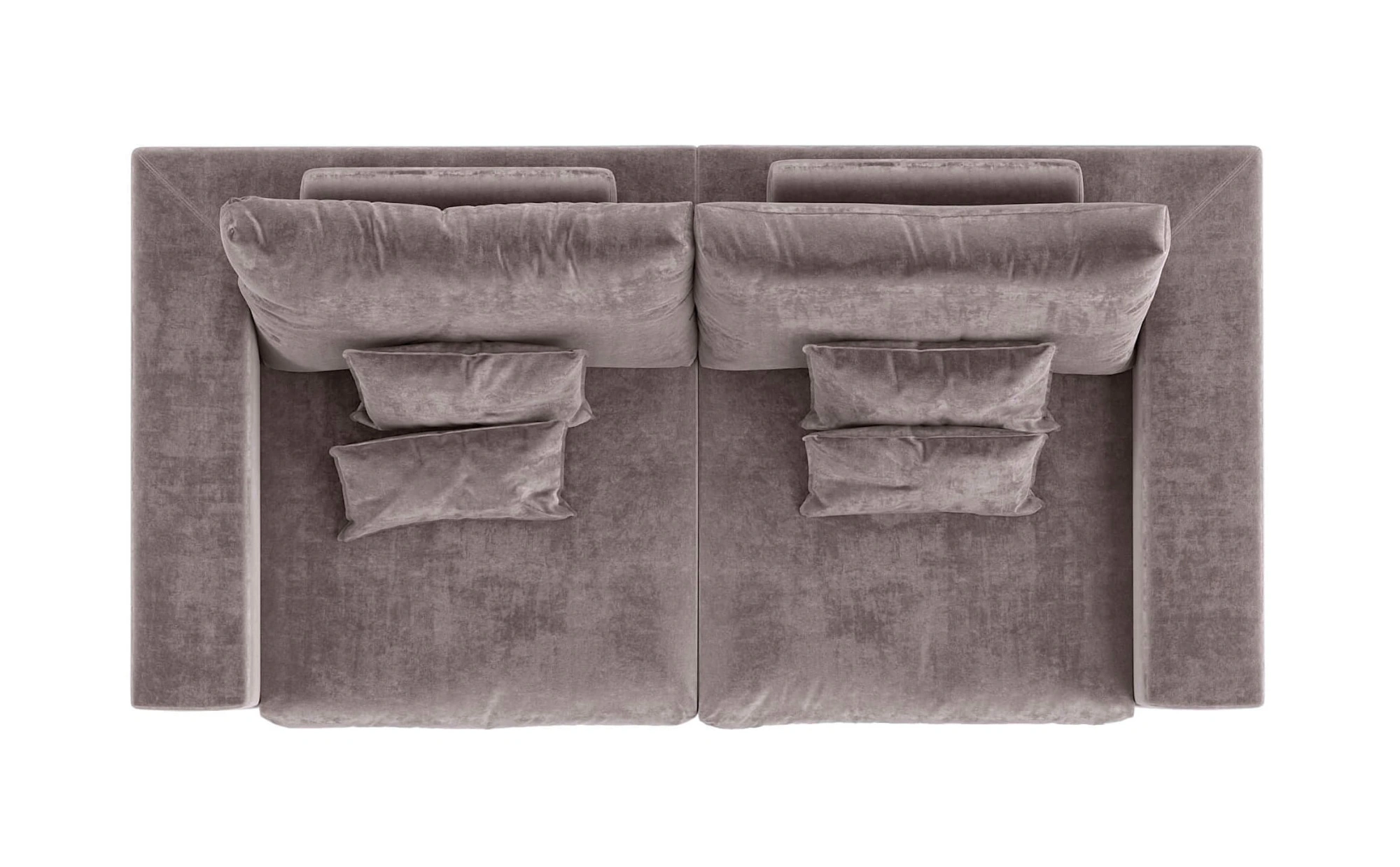 Диван Элизиум 2 модуля Вельвет-люкс - премиум