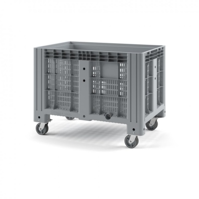 Контейнер iBox 1200х800х800 на колесах с пробкой 2"