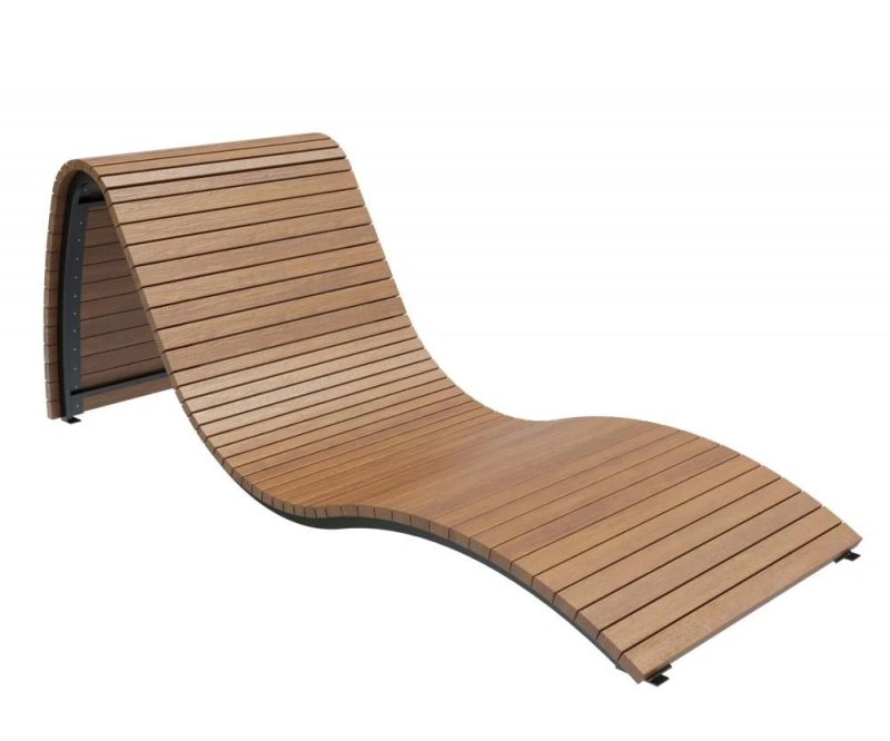 Поставка парковых лежаков и велопарковки для строительной компании в Ленобласть