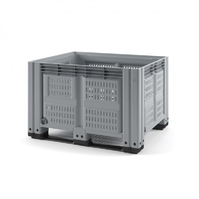 Пластиковый контейнер IBOX 1200х1000 (перфорированный, на полозьях)