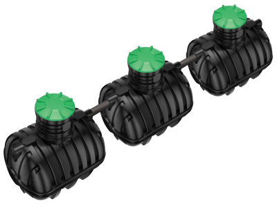 Подземная емкость 15000 литров черная