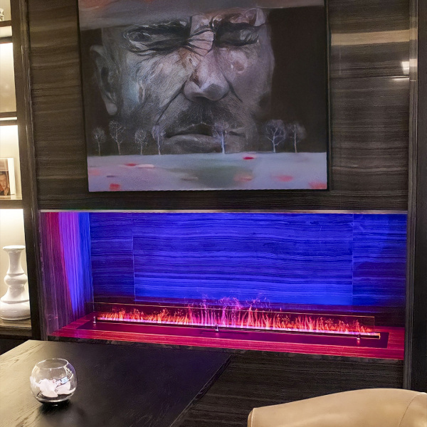 Электрический очаг Schones Feuer 3D FireLine 1200 Pro Blue (с эффектом cинего пламени) 